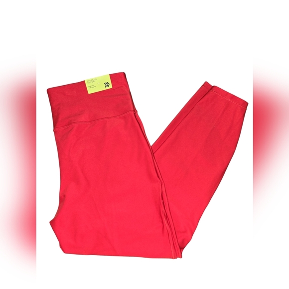 Womens All In Motion, High Rise, Vibrant Red Leggings, Xl, NWT!!! - Picture 2 of 3